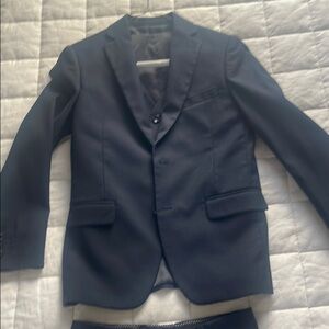 Boys 3 piece navy suit